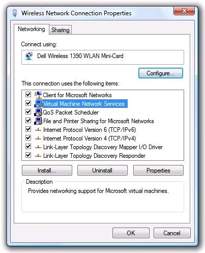 Сетевое взаимодействие в Virtual PC и Virtual Server